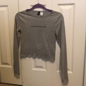 Unicorns are Real Crop Top